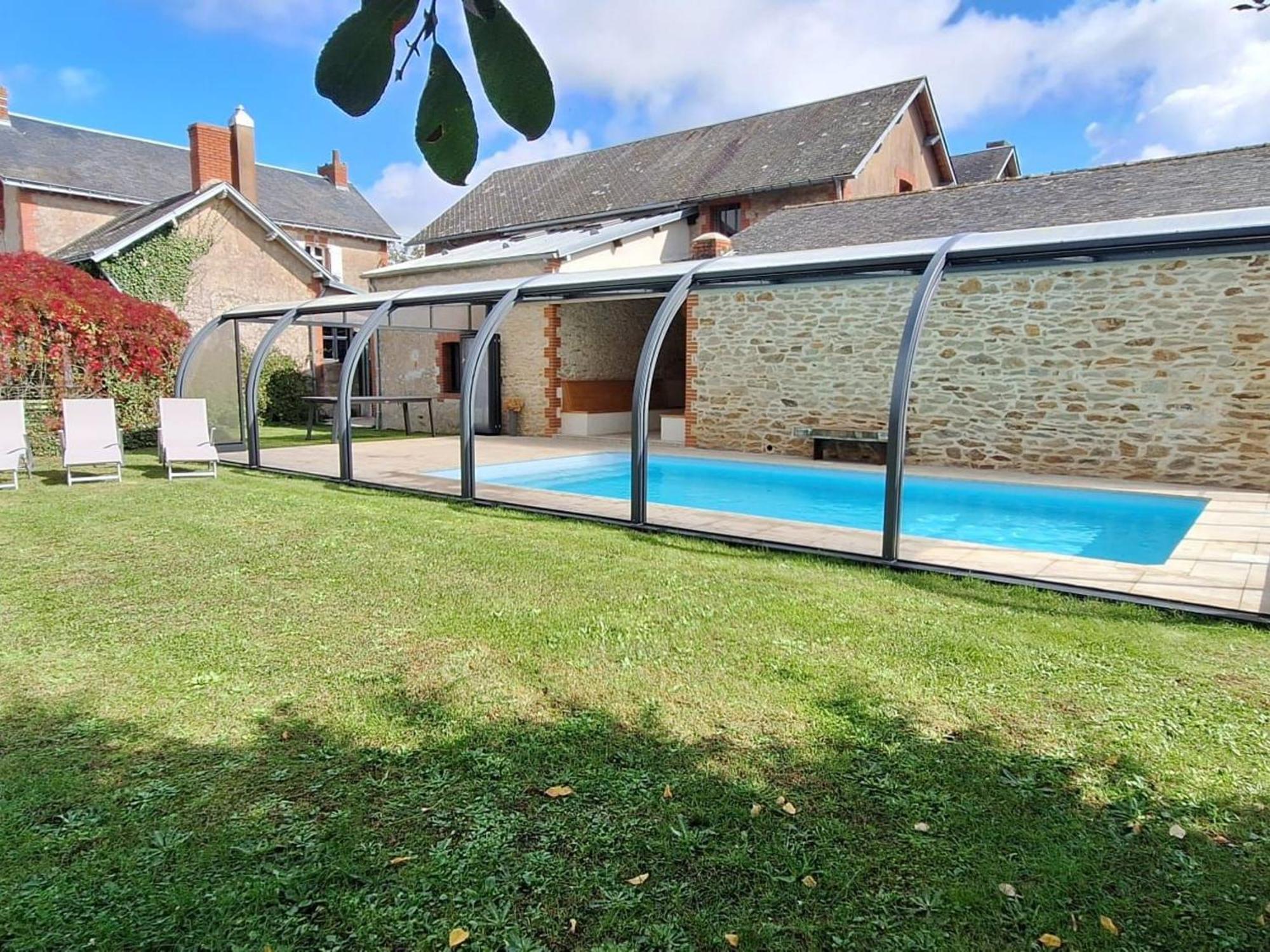 Gite Familial Avec Piscine Chauffee A Lege - Fr-1-306-1296 מראה חיצוני תמונה